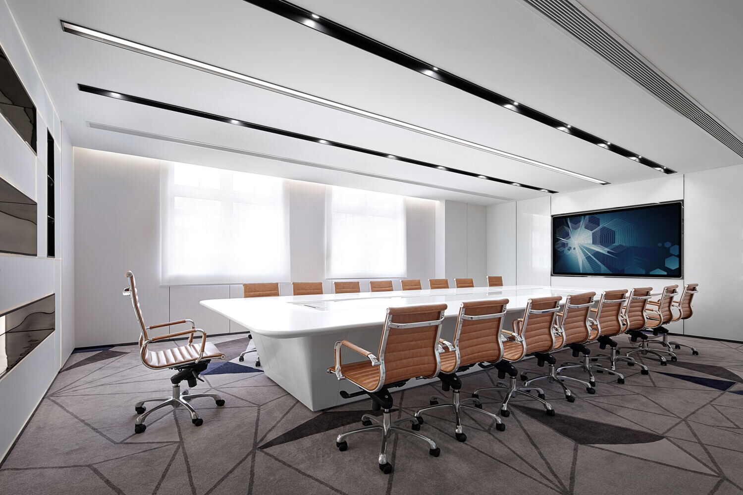 科技创意公司会议室装修大图