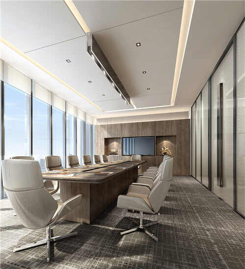 现代会议室效果图