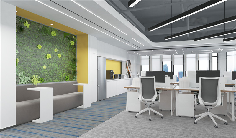 办公室仿真植物墙装饰