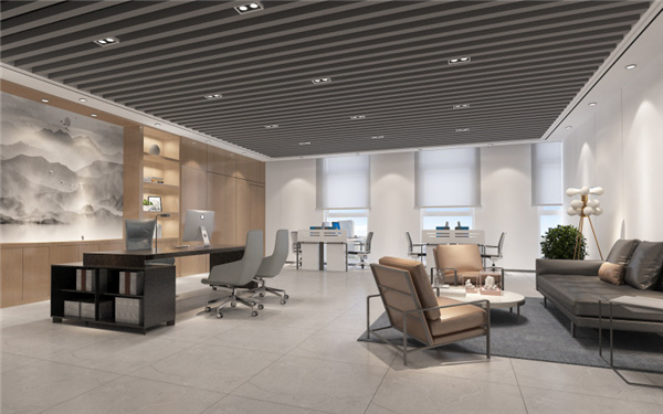 科技公司总经理办公室装修