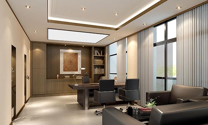 70后老板办公室这样设计更大气