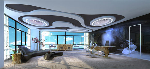 时尚总经理办公室设计