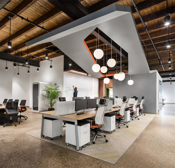 2021年上海时尚现代简约办公室装修案例