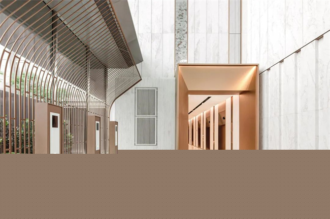 共享办公室高颜值大厅装修设计