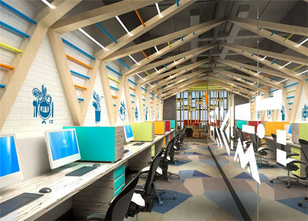 活力十足的办公室设计