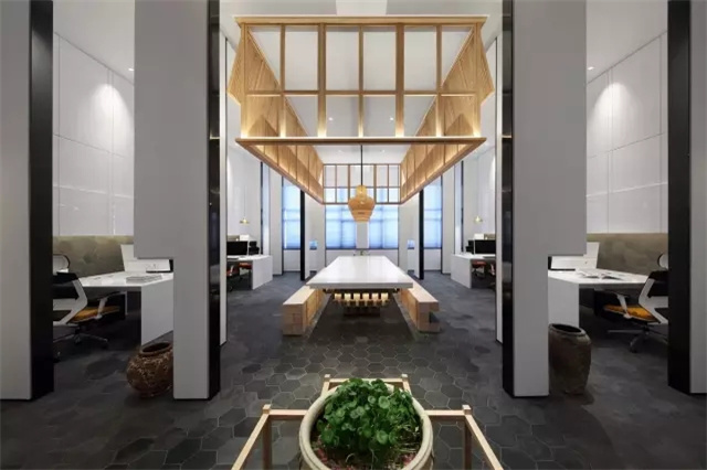 简约派新中式办公室装修设计