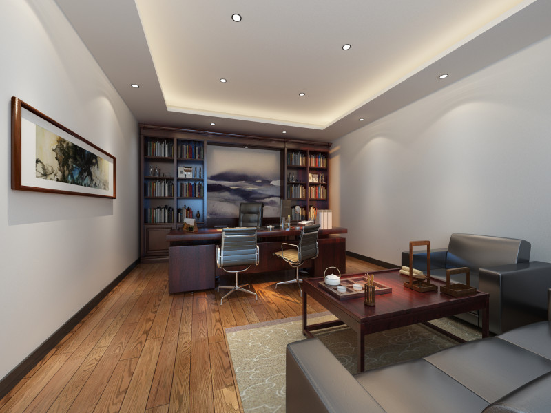 行政领导办公室墙面装饰设计