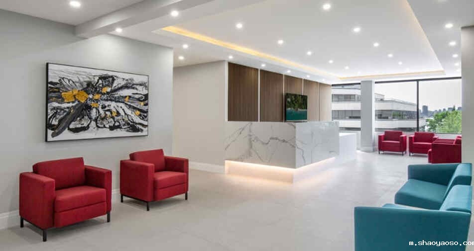 大厅前台效果图