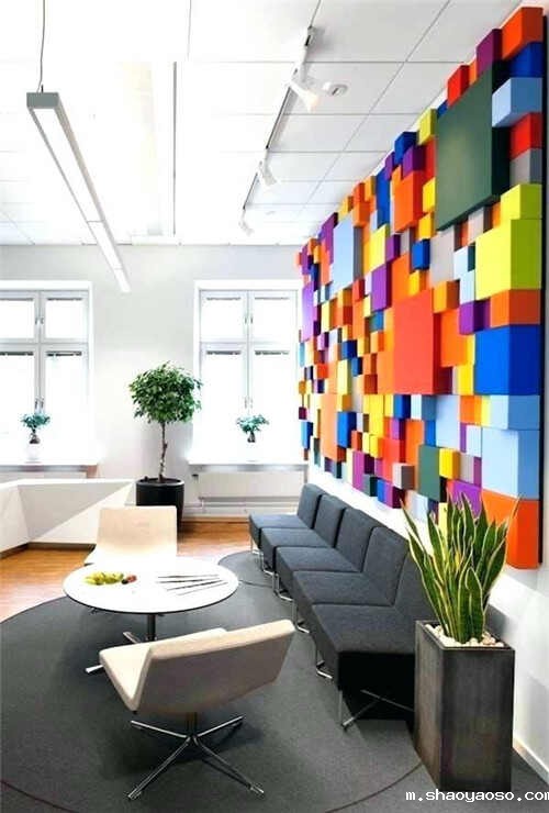 装修公司洽谈区摆设图片