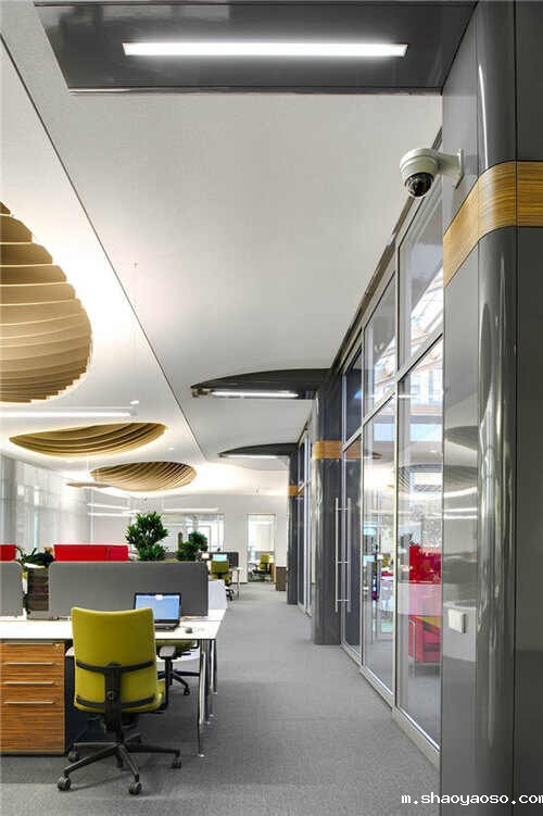 办公室走廊墙面设计效果图