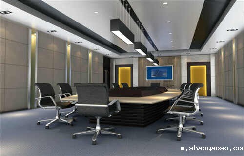 会议室布局装修设计效果图片库