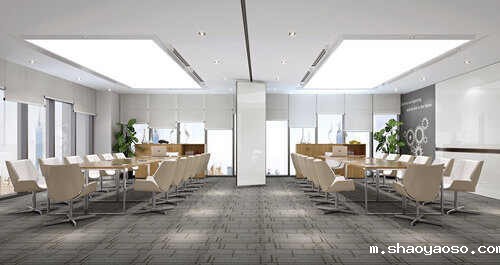 高档时尚会议室装修效果图
