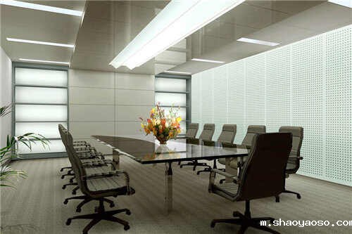 2020年简约大气会议室设计