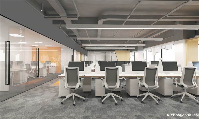 简约时尚办公室装修设计效果图片