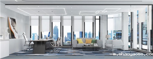 富有科技感的总经理办公室装修设计图片