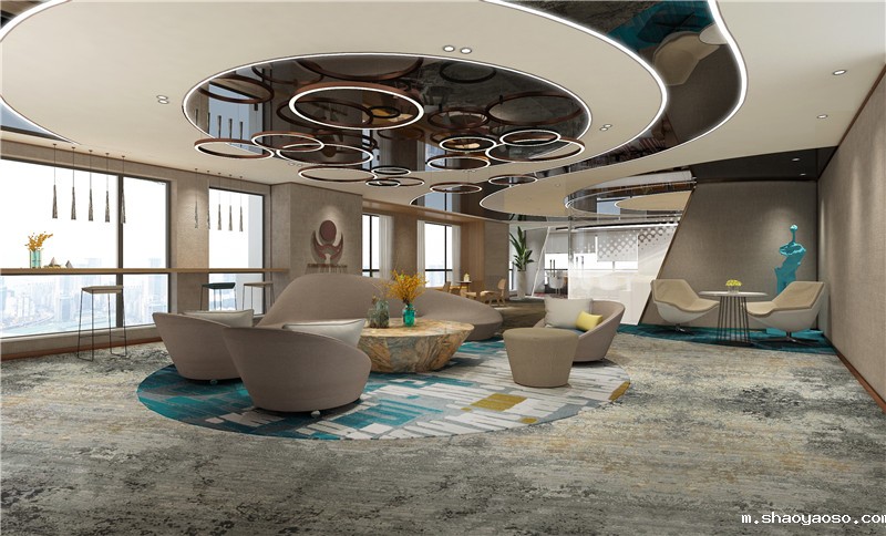 高端大气公司前厅设计效果图