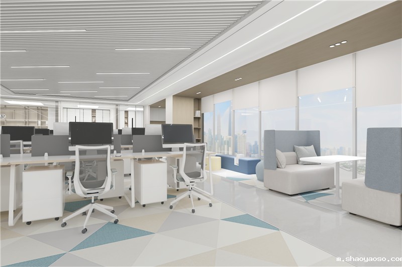 开敞式员工办公室设计