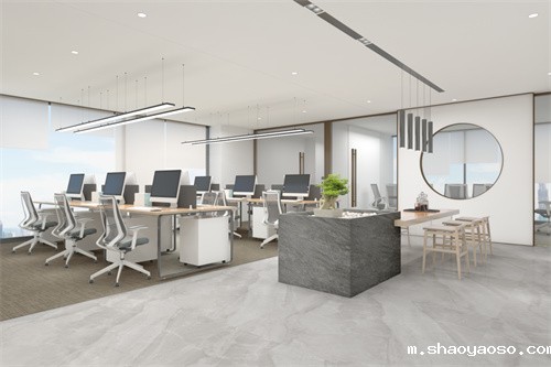 新式办公室设计效果图