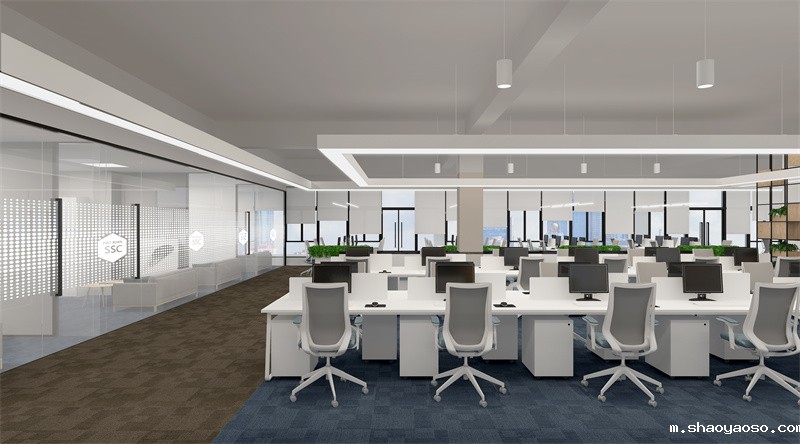 科技类公司办公室装修
