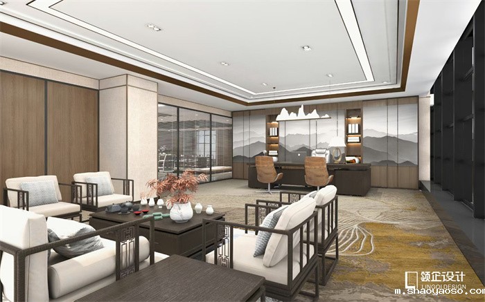 副总办公室字画摆放风水