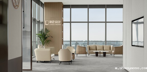 大型办公室设计休闲区