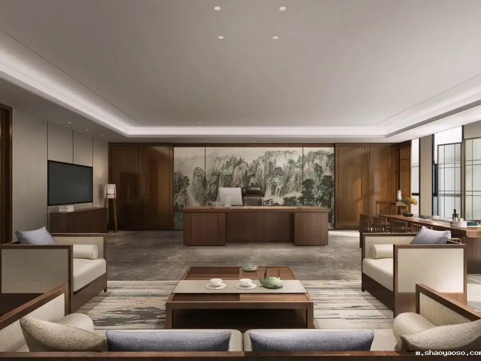 办公室装修软装设计,让空间有内涵与格调